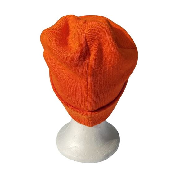 Grizzly Beanie Hat Orange Knit Cuffed Winter Cap Embroidered Logo Skate Streetwe - Picture 8 of 9